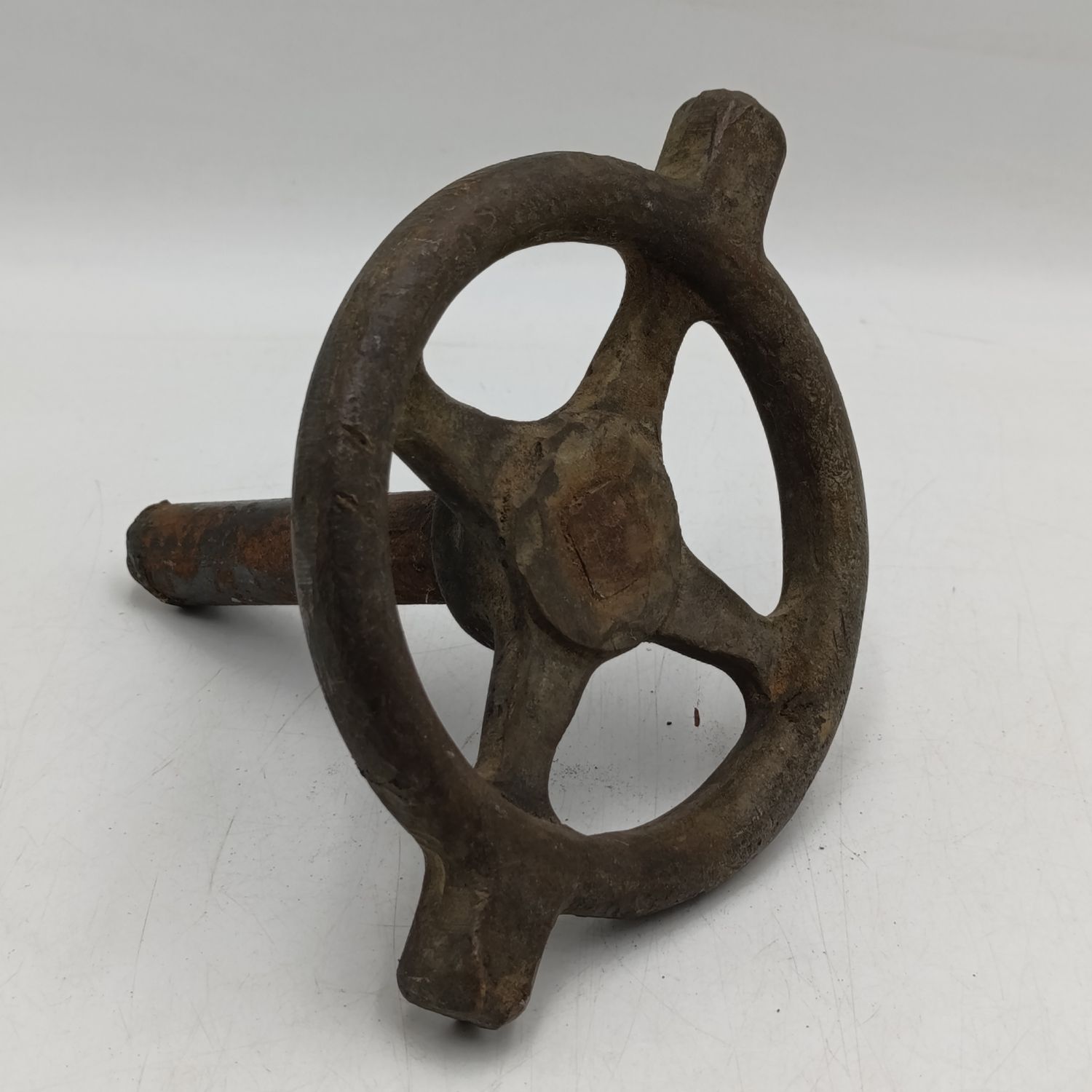 Vintage SA Railways brass valve handwheel