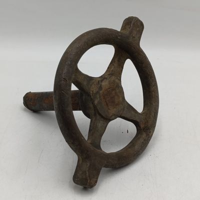 Vintage SA Railways brass valve handwheel