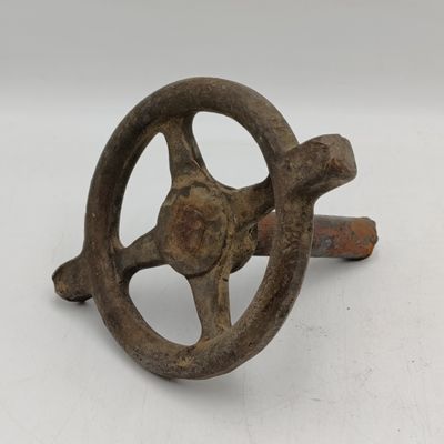 Vintage SA Railways brass valve handwheel