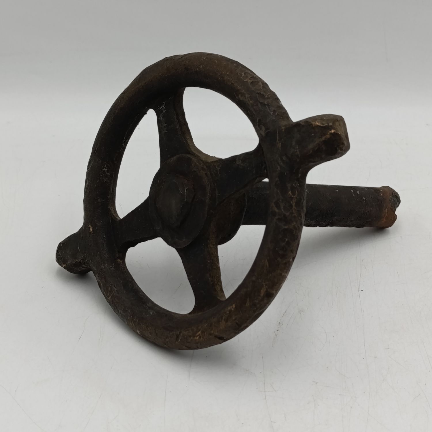 Vintage SA Railways brass handwheel