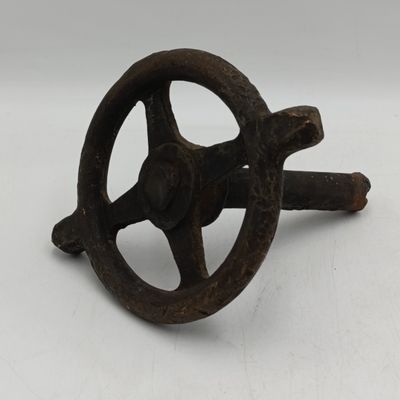 Vintage SA Railways brass handwheel