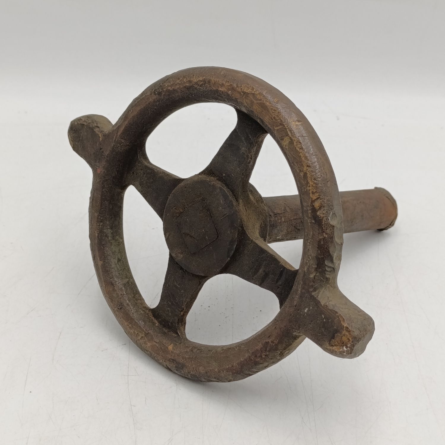 Vintage SA Railways brass valve handwheel