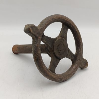 Vintage SA Railways brass valve handwheel