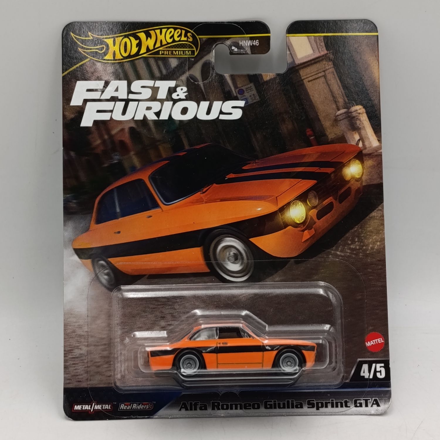 Hot wheels Fast and Furious Alfa Romeo Giulia Sprint GTA die-cast - still sealed