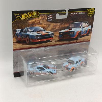 Hot Wheels Premium Car Culture 2-pack - Lancia Rally 037 and Fiat 131 Abarth