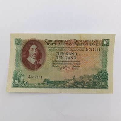 South Africa Rissik 1st issue R10 Banknote AU
