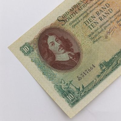 South Africa Rissik 1st issue R10 Banknote AU