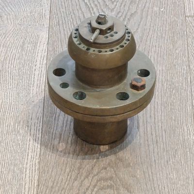 Antique brass fire hose coupling - possibly Marine
