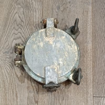Vintage Ship's porthole window - brass