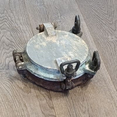 Vintage Ship&#39;s porthole window - brass