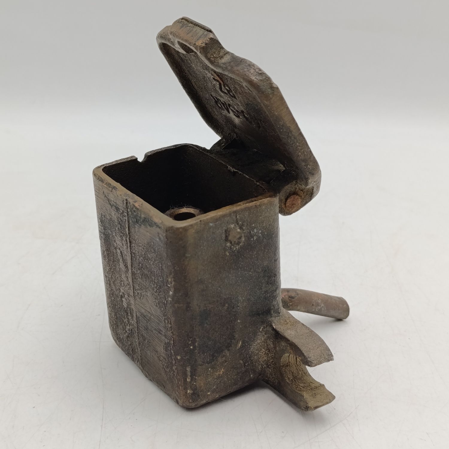 Vintage SA Railways brass oiler - no markings