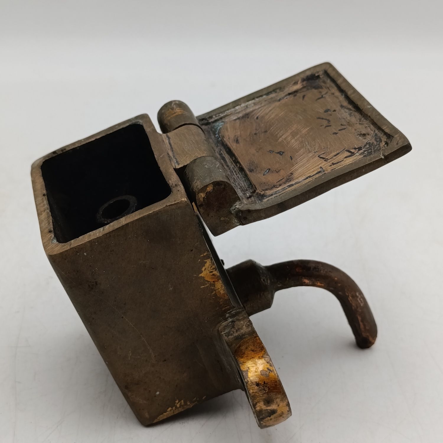 Vintage SA Railways brass oiler - no markings