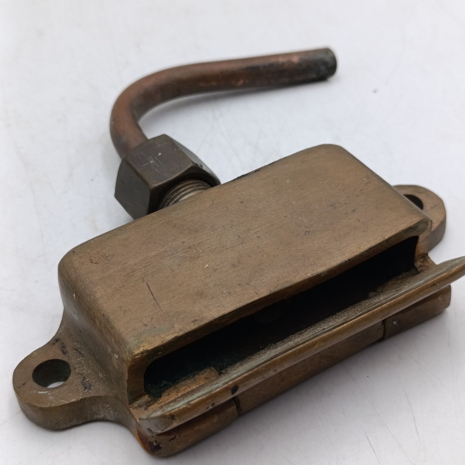 Vintage SA Railways brass oiler - no markings