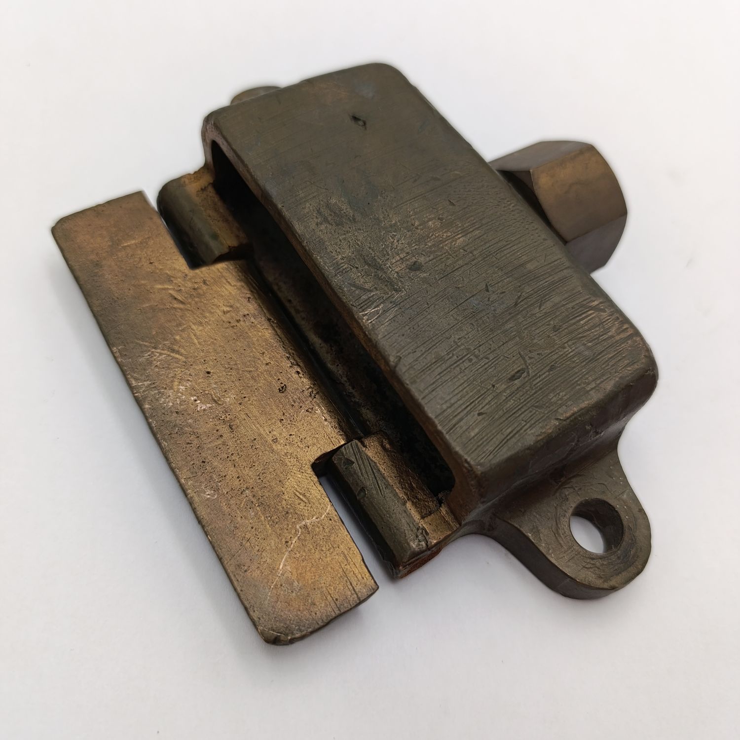 Vintage SA Railways brass oiler - no markings