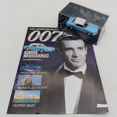 James Bond 007 Ford Mustang model car - Thunderball - case cracked