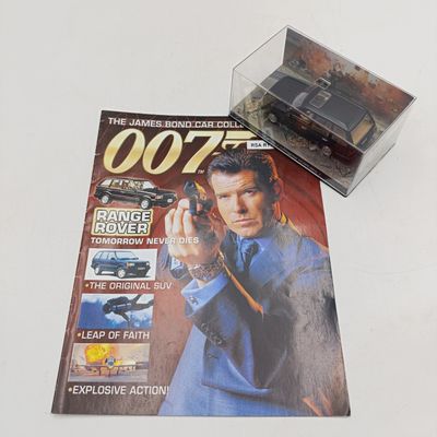 James Bond 007 Range Rover model car with booklet - Tomorrow never dies