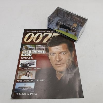 James Bond Alfa Romeo GTV6 model car with booklet