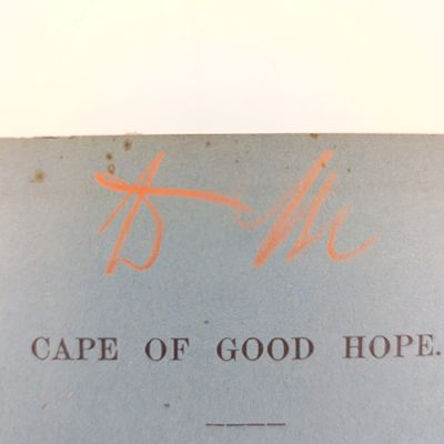 Cape of Good Hope 1908 Report of the select committee on the Prince Albert water supply bill