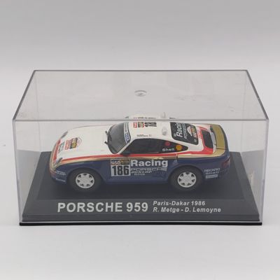 Porsche 959 Paris-Dakar 1986 die-cast rally model car - scale 1/43