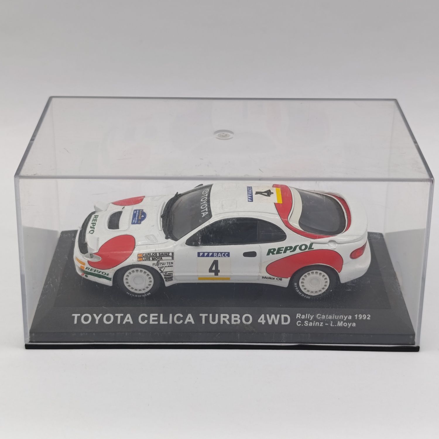 Toyota Celica Turbo 4WD die-cast rally model car - scale 1/43