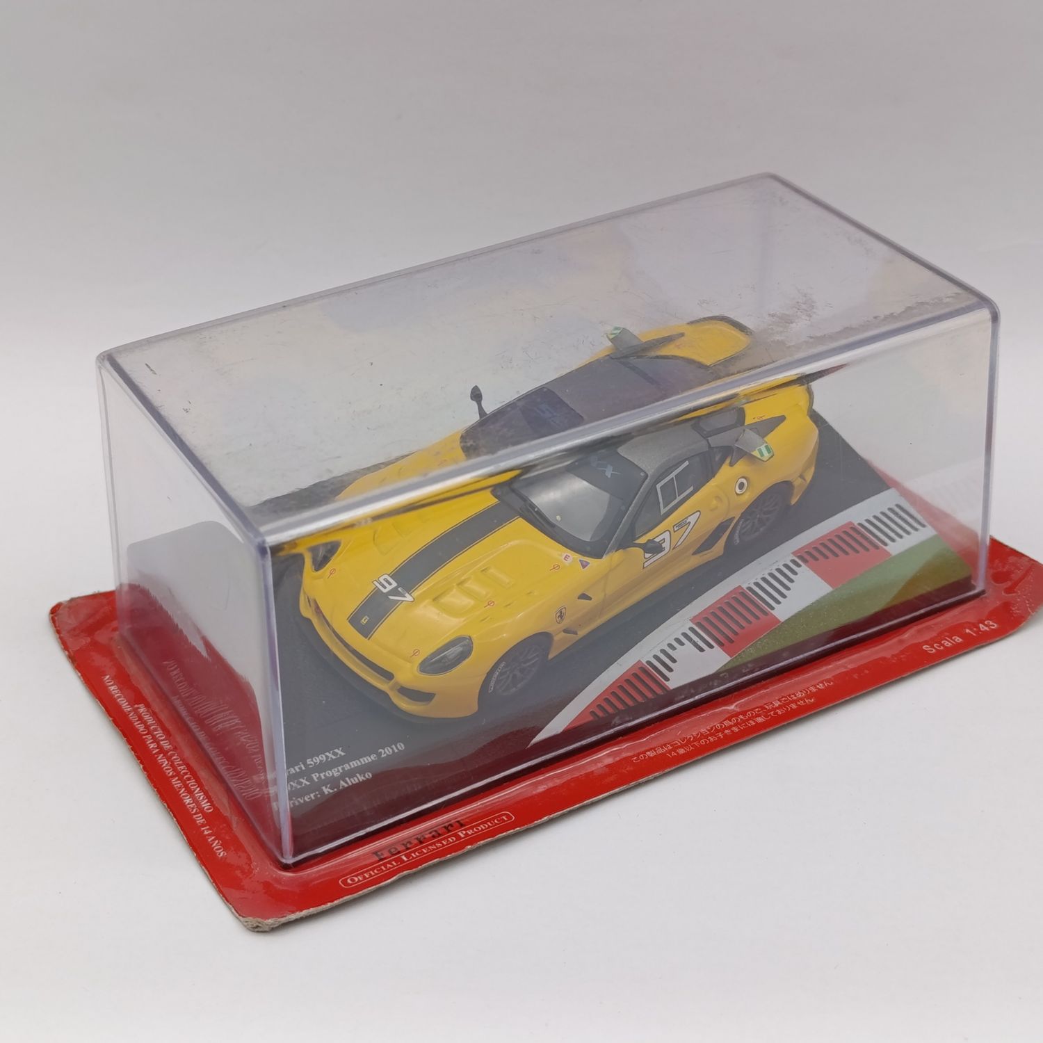 Ferrari 599 XX die-cast racing model car - scale 1/43