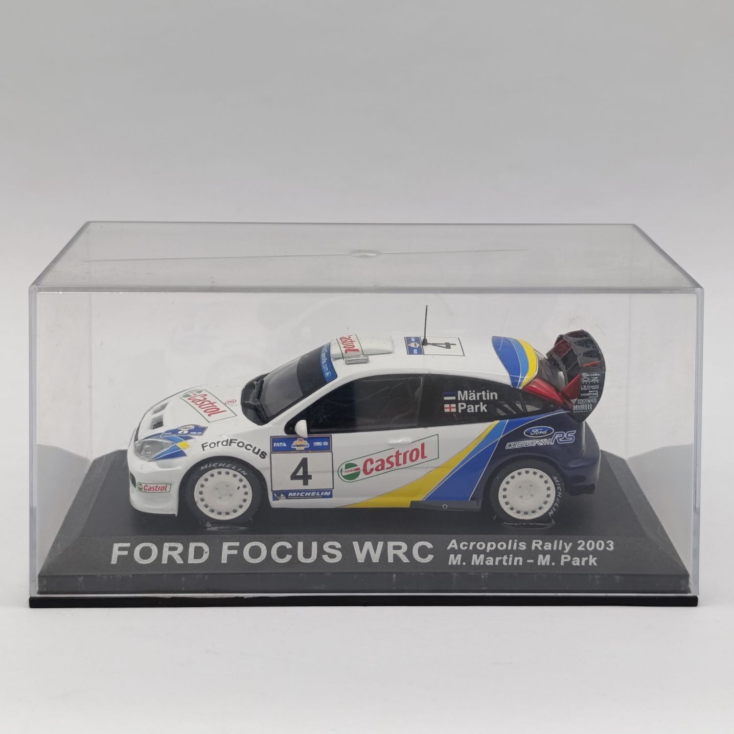Ford Focus WRC 2003 die-cast rally model cat - scale 1/43