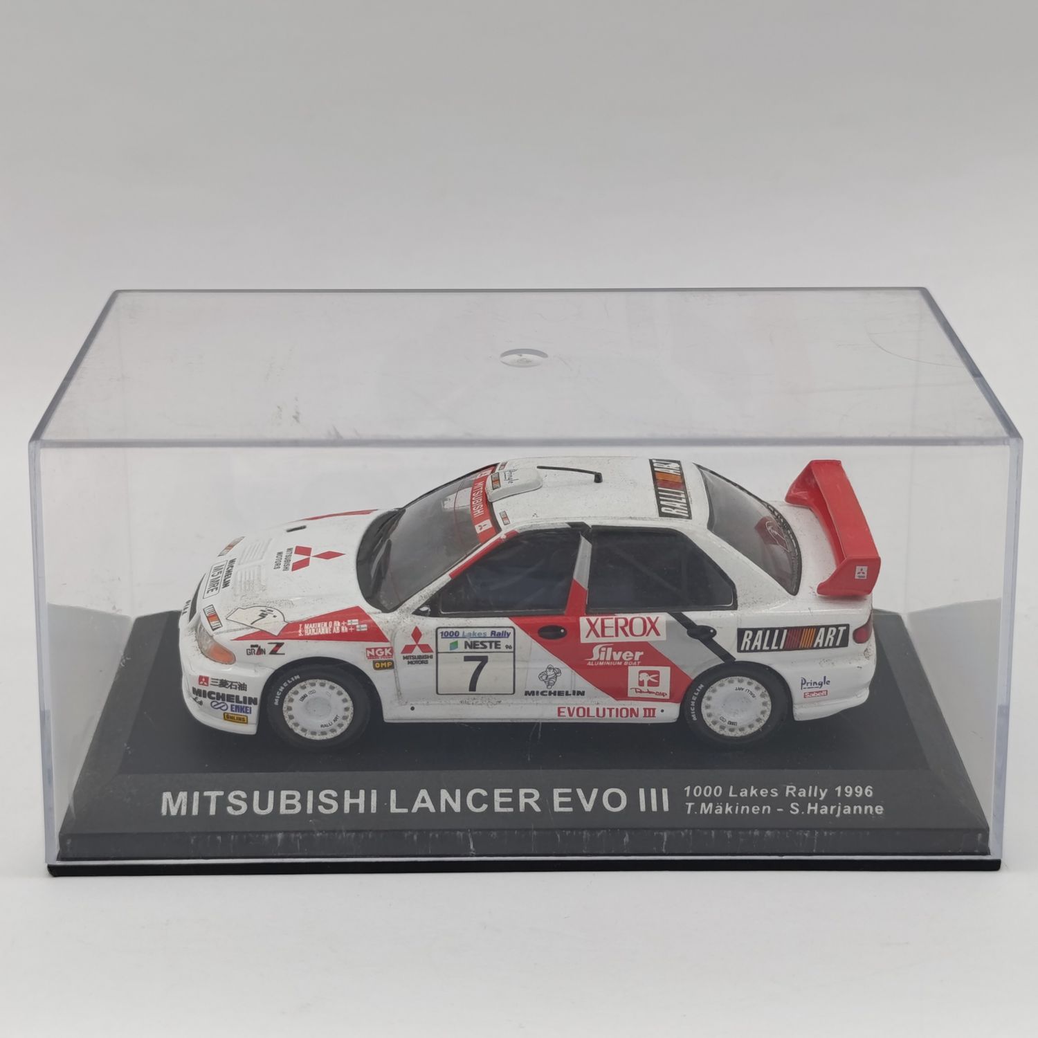 Mitsubishi Lancer EVO III 1996 die-cast rally model car - scale 1/43
