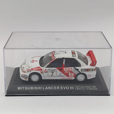Mitsubishi Lancer EVO III 1996 die-cast rally model car - scale 1/43