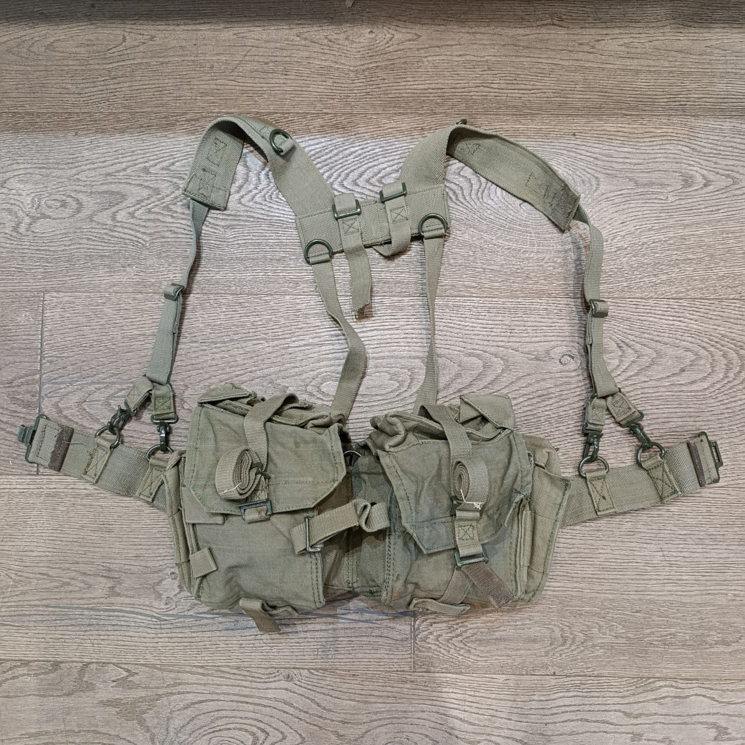 SADF webbing kidney pouches with yoke