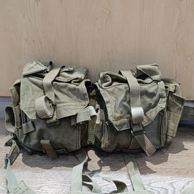 SADF webbing kidney pouches with yoke