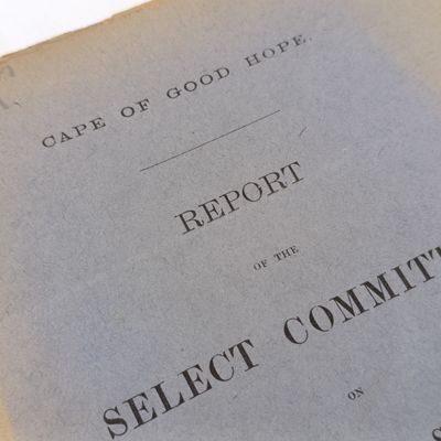 Cape of Good Hope Report of the select committee on Woodstock water supply bill 1889
