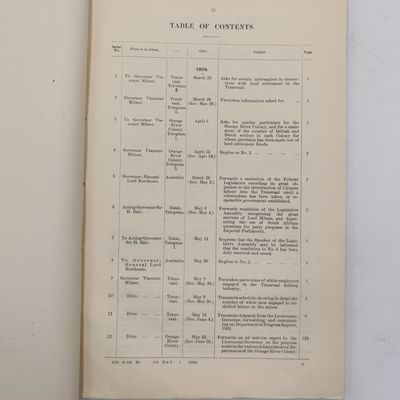 Transvaal and Orange River colony correspondence relating to affairs in the Transvaal and ORC