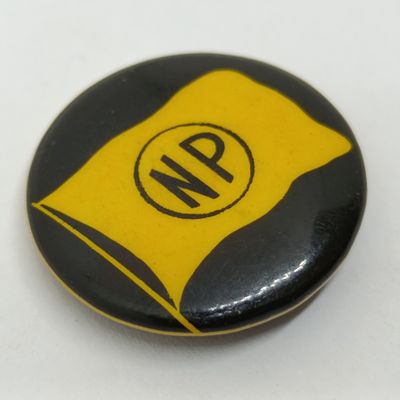 Vintage NP (National Party, South Africa) pin badge - rarely seen
