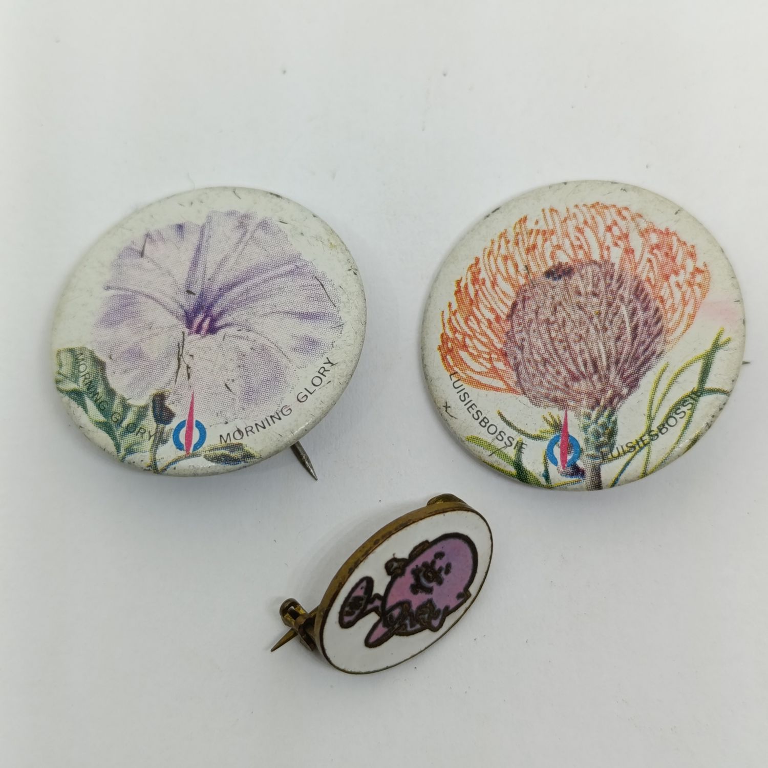 Lot of 3 Total Petroleum badges - rarely seen