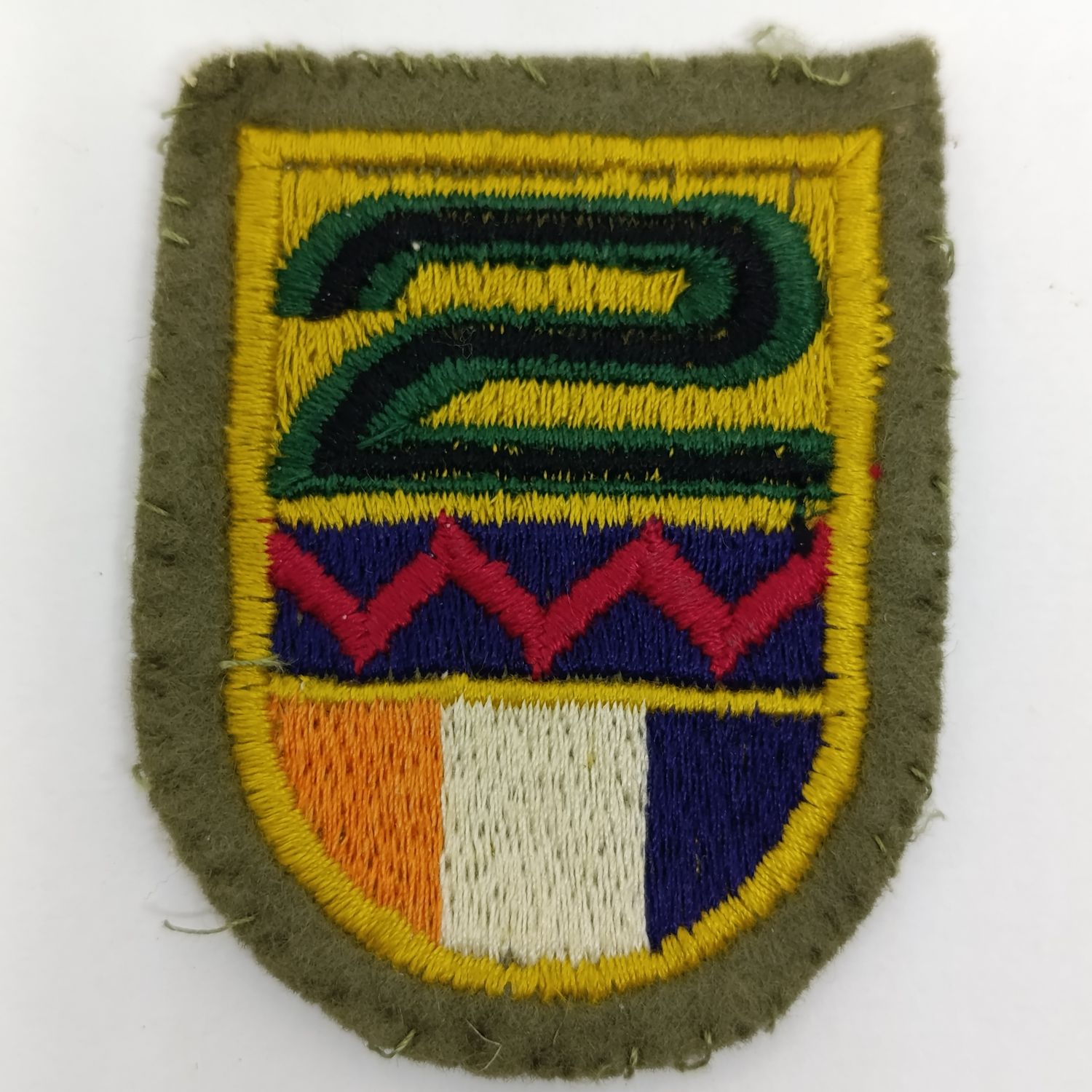 SADF 2 SA Infantry cloth flash