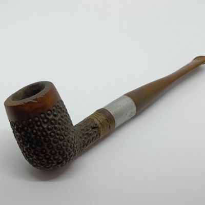 Vintage Genuine Briar wooden smoking pipe