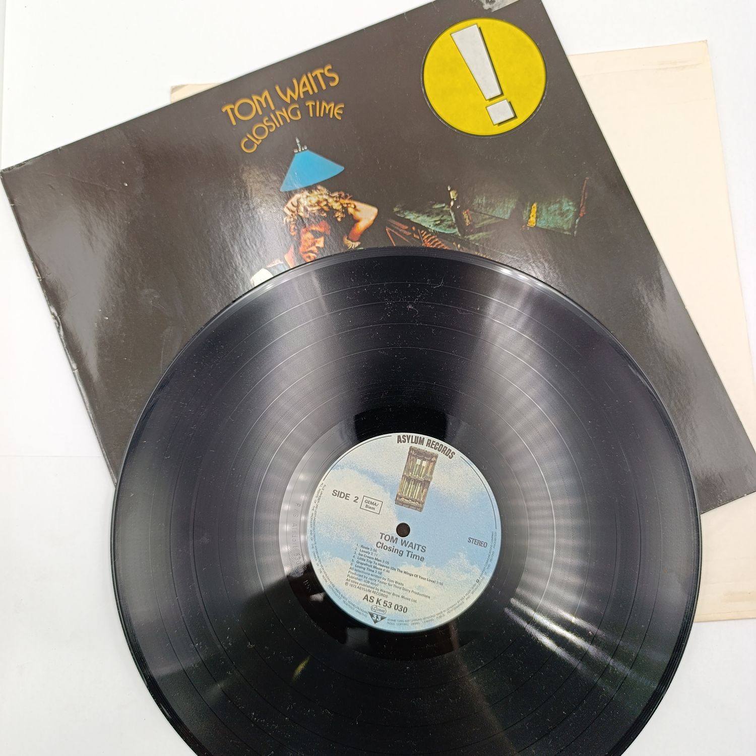 Tom Waits - Closing Time LP 33rpm 1973 Asylum Records - Fake or Earliest version?