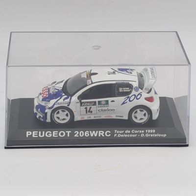 Peugeot 206 WRC die-cast rally model car 1999 - scale 1/43