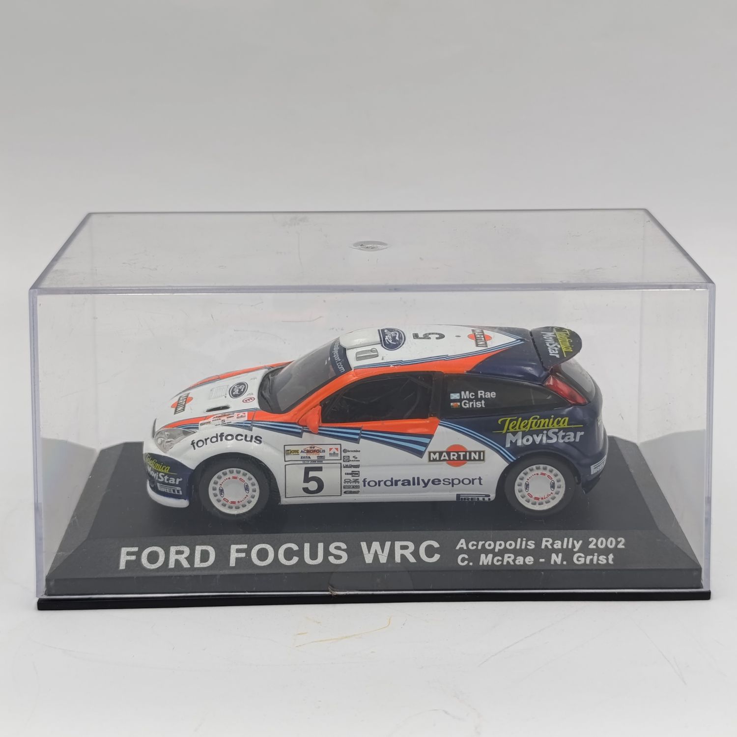 Ford Focus WRC die-cast rally model car -scale 1/43
