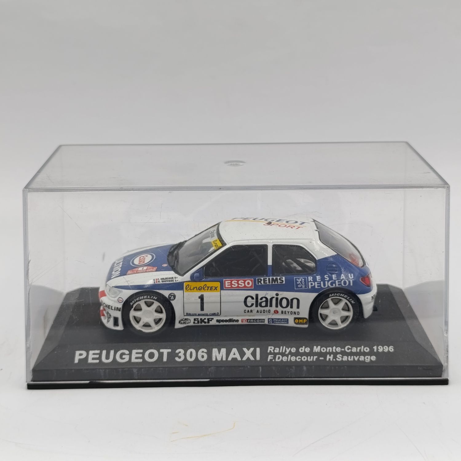 Peugeot 306 Maxi 1996 die-cast rally model car - scale 1/43