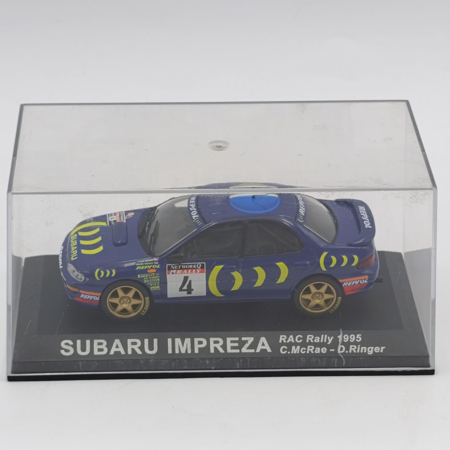 Subaru Impreza RAC Rally 1995 die-cast model car - scale 1/43