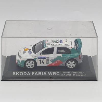 Skoda Fabia WRC die-cast rally model car 2003 - scale 1/43