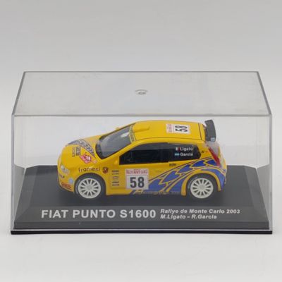 Fiat Punto S1600 die-cast rally model car - scale 1/43