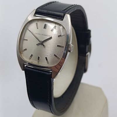 Vintage Girard - Perregaux Cushion manual wind mens watch - working