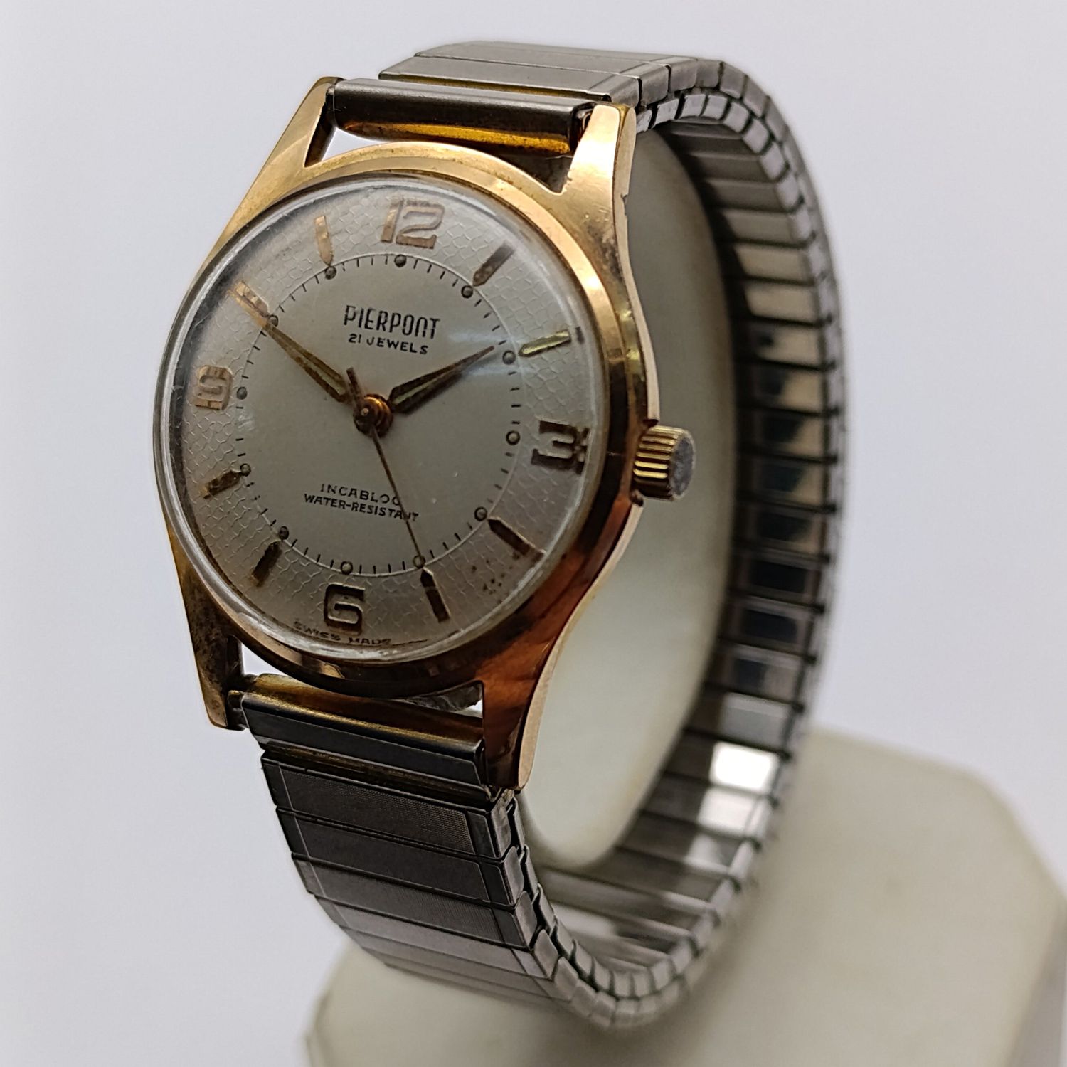 Vintage Pierpont manual wind mens watch - working