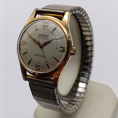 Vintage Pierpont manual wind mens watch - working
