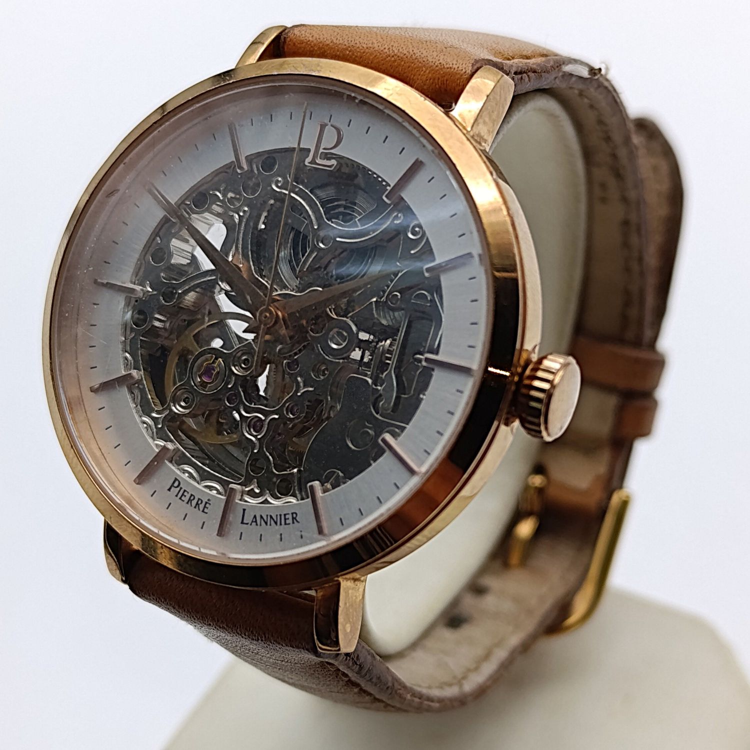 Pierre Lannier Automatic ladies skeleton watch - working