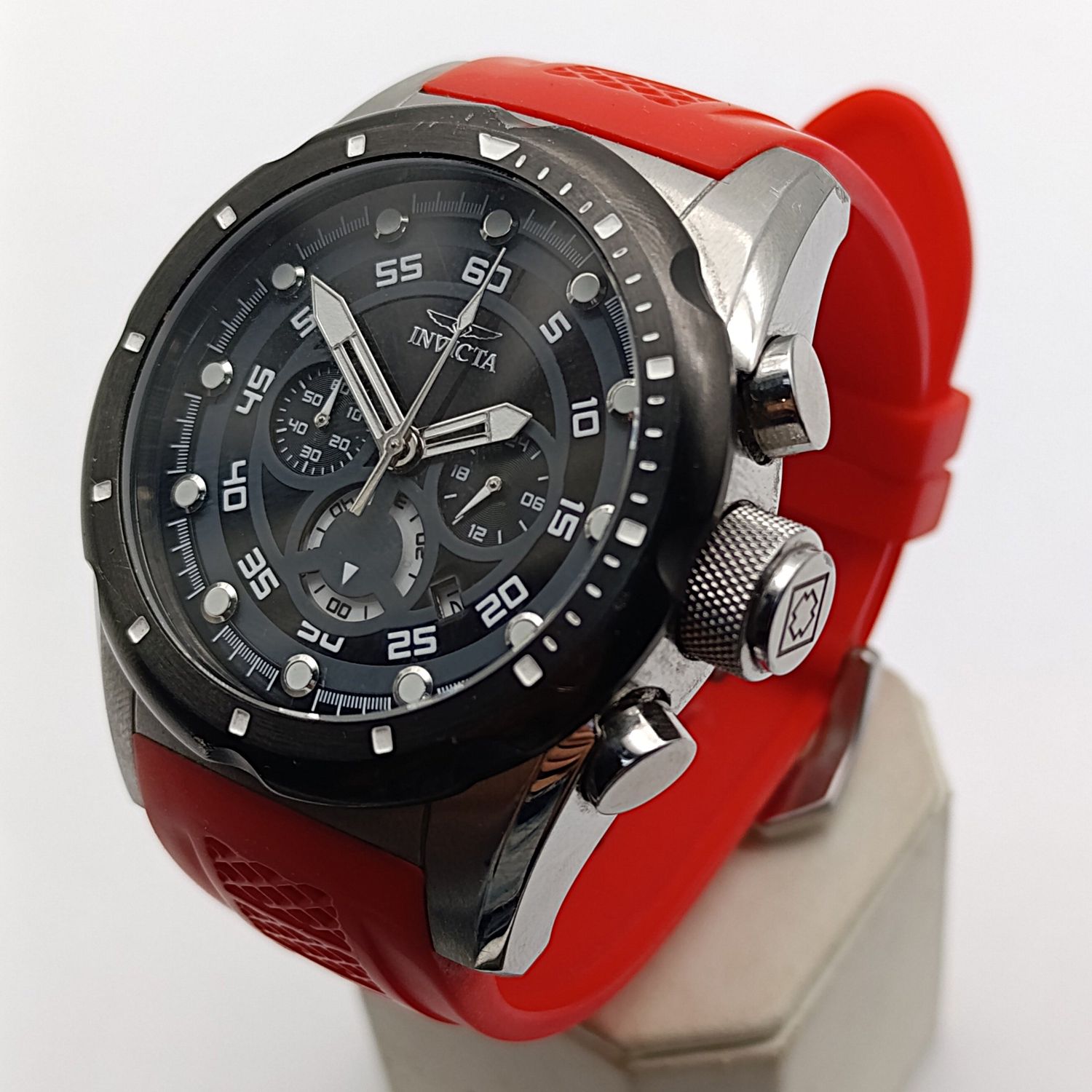 Invicta Mens Speedway quartz chronograph watch - working