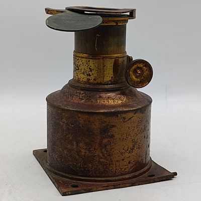 Antique WC Hughes magic lantern lens