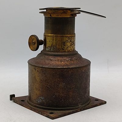 Antique WC Hughes magic lantern lens